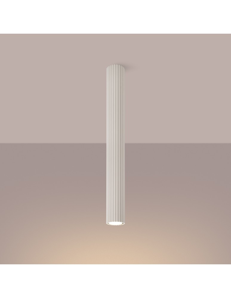 Ceiling downlights - tubes - Sollux Plafon KARBON 60 beige SL.1591 - product kolory-swiatla.pl 3