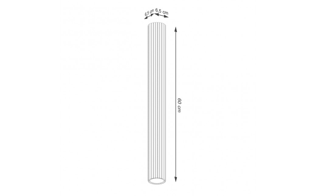 Sollux Plafon KARBON 60 beżowy SL.1591