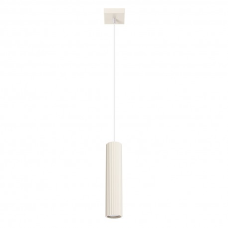 Sollux Lampa wisząca KARBON 1 beżowy SL.1592