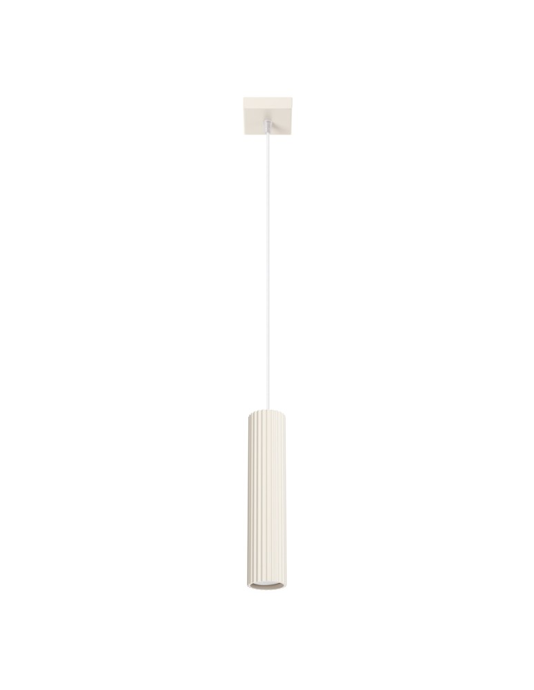 Pendant tube lamps - Sollux KARBON 1 pendant lamp beige SL.1592 - product kolory-swiatla.pl 1