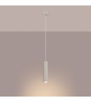 Pendant tube lamps - Sollux KARBON 1 pendant lamp beige SL.1592 - product 3