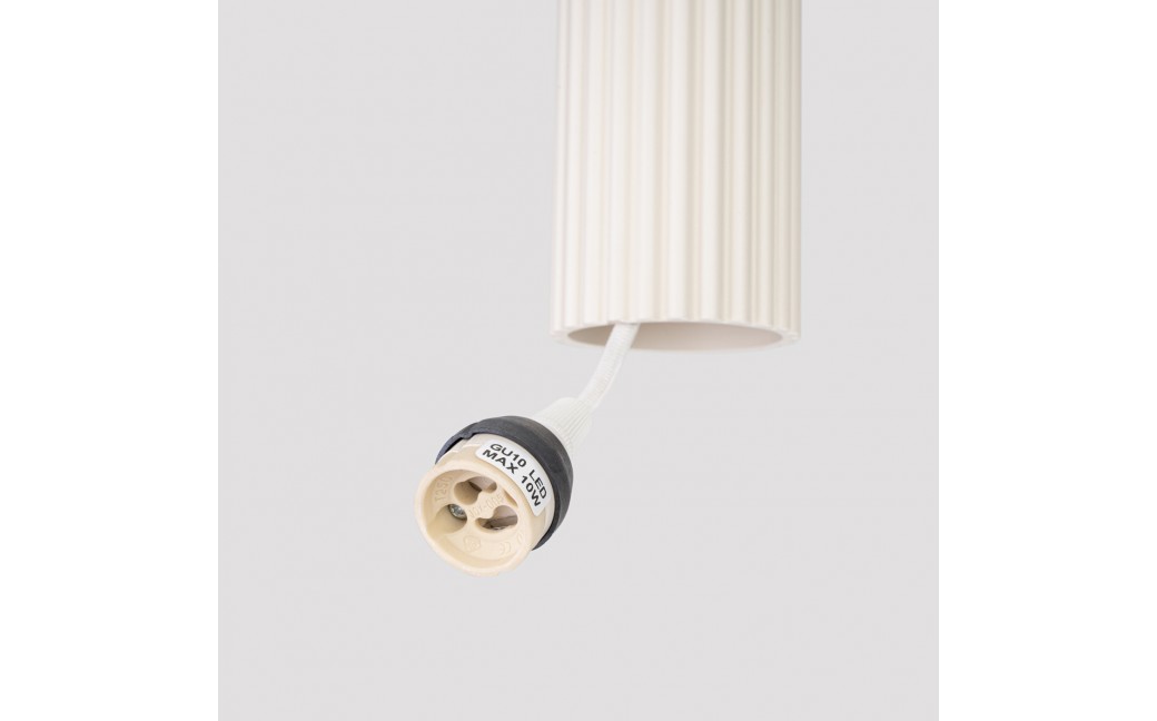 Sollux Lampa wisząca KARBON 1 beżowy SL.1592