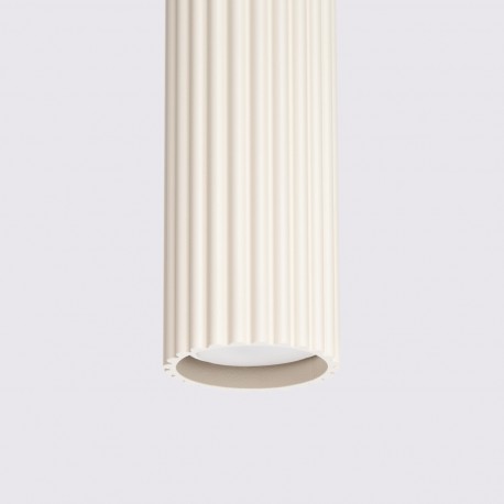 Sollux Lampa wisząca KARBON 1 beżowy SL.1592