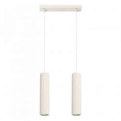 Sollux Lampa wisząca KARBON 2 beżowy SL.1593