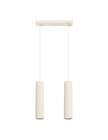 Sollux KARBON 2 pendant lamp beige SL.1593