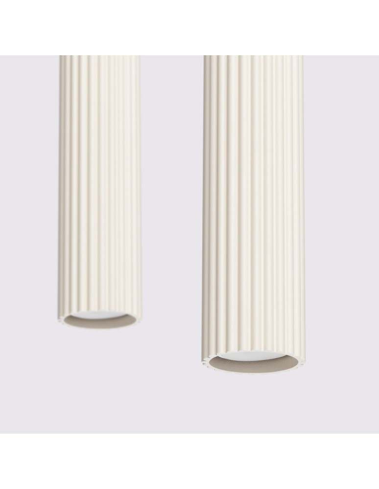 Pendant tube lamps - Sollux KARBON 2 pendant lamp beige SL.1593 - product kolory-swiatla.pl 4