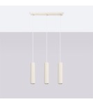 Pendant tube lamps - Sollux KARBON 3L pendant lamp beige SL.1594 - product 2