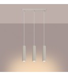 Pendant tube lamps - Sollux KARBON 3L pendant lamp beige SL.1594 - product 3