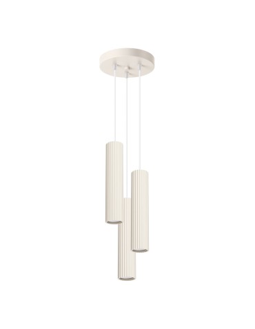 Sollux KARBON 3P pendant lamp beige SL.1595