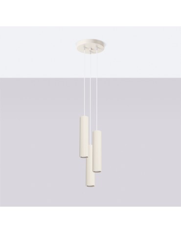 Sollux Lampa wisząca KARBON 3P beżowy SL.1595 - produkt 2