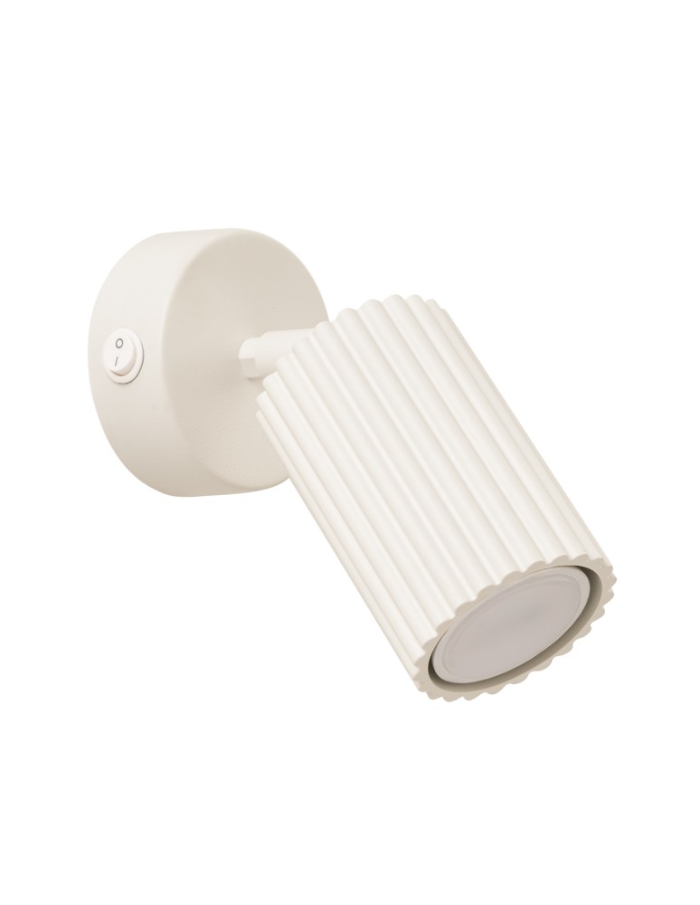 Adjustable wall lamps - Sollux Wall lamp KARBON beige with switch SL.1598 - product kolory-swiatla.pl 1