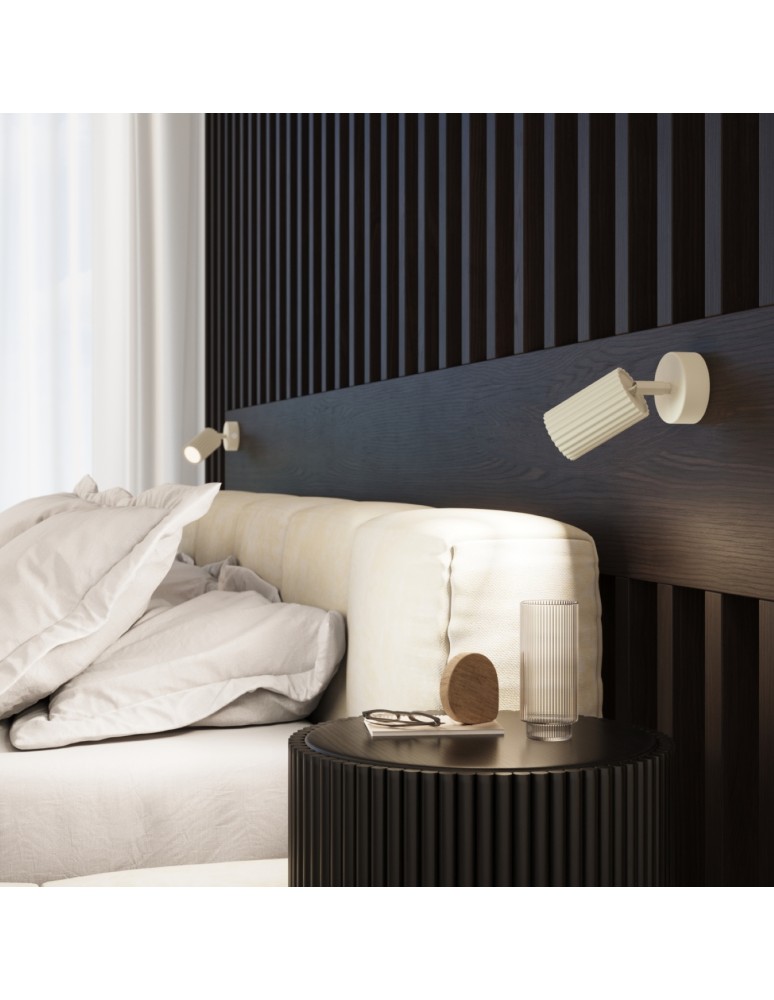 Adjustable wall lamps - Sollux Wall lamp KARBON beige with switch SL.1598 - product kolory-swiatla.pl 10