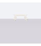 Adjustable ceiling lamps - spots - Sollux Plafond KARBON 2 beige SL.1599 - product 2