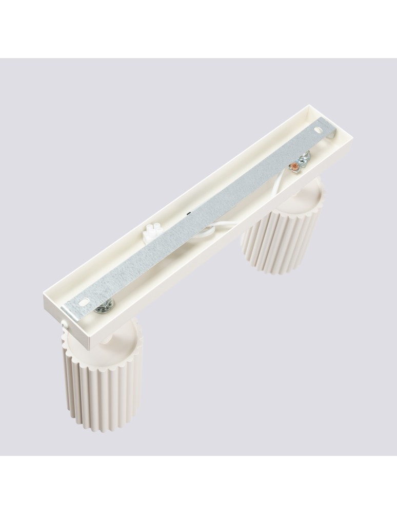 Adjustable ceiling lamps - spots - Sollux Plafond KARBON 2 beige SL.1599 - product kolory-swiatla.pl 4