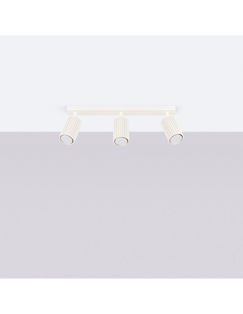 Adjustable ceiling lamps - spots - Sollux Plafon KARBON 3L beige SL.1600 - product kolory-swiatla.pl 2