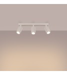 Adjustable ceiling lamps - spots - Sollux Plafon KARBON 3L beige SL.1600 - product 3