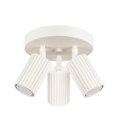 Adjustable ceiling lamps - spots - Sollux Plafond KARBON 3P beige SL.1601 - product 1