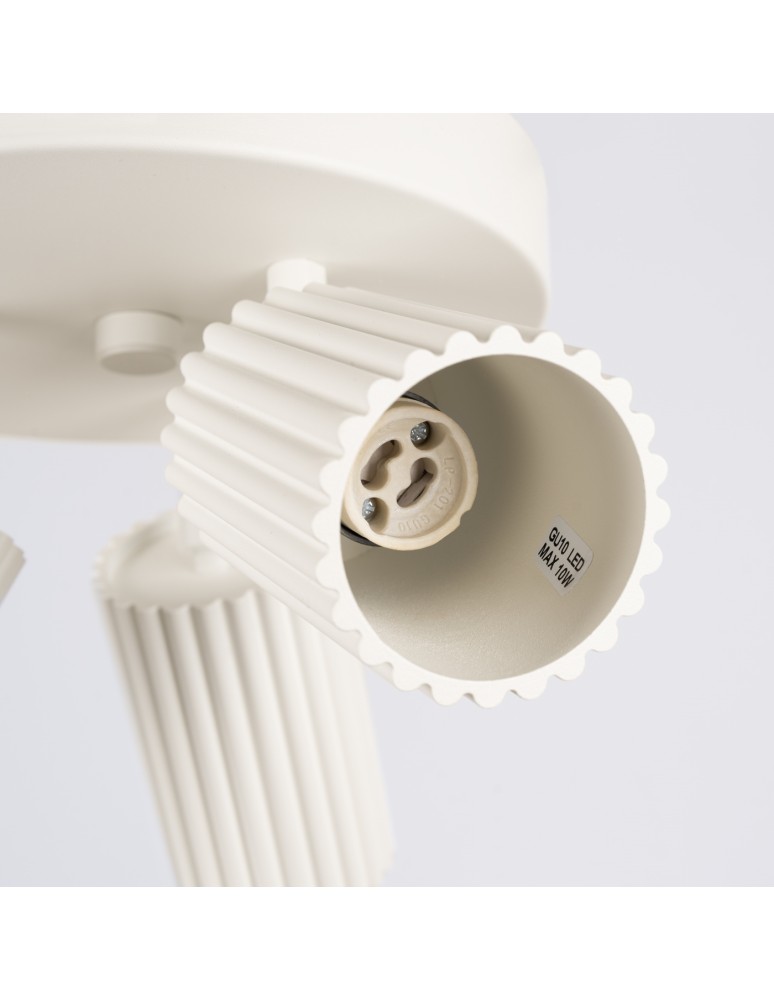 Adjustable ceiling lamps - spots - Sollux Plafond KARBON 3P beige SL.1601 - product kolory-swiatla.pl 4