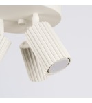 Adjustable ceiling lamps - spots - Sollux Plafond KARBON 3P beige SL.1601 - product 5