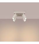 Adjustable ceiling lamps - spots - Sollux Plafond KARBON 4 beige SL.1602 - product 3