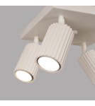 Adjustable ceiling lamps - spots - Sollux Plafond KARBON 4 beige SL.1602 - product 5