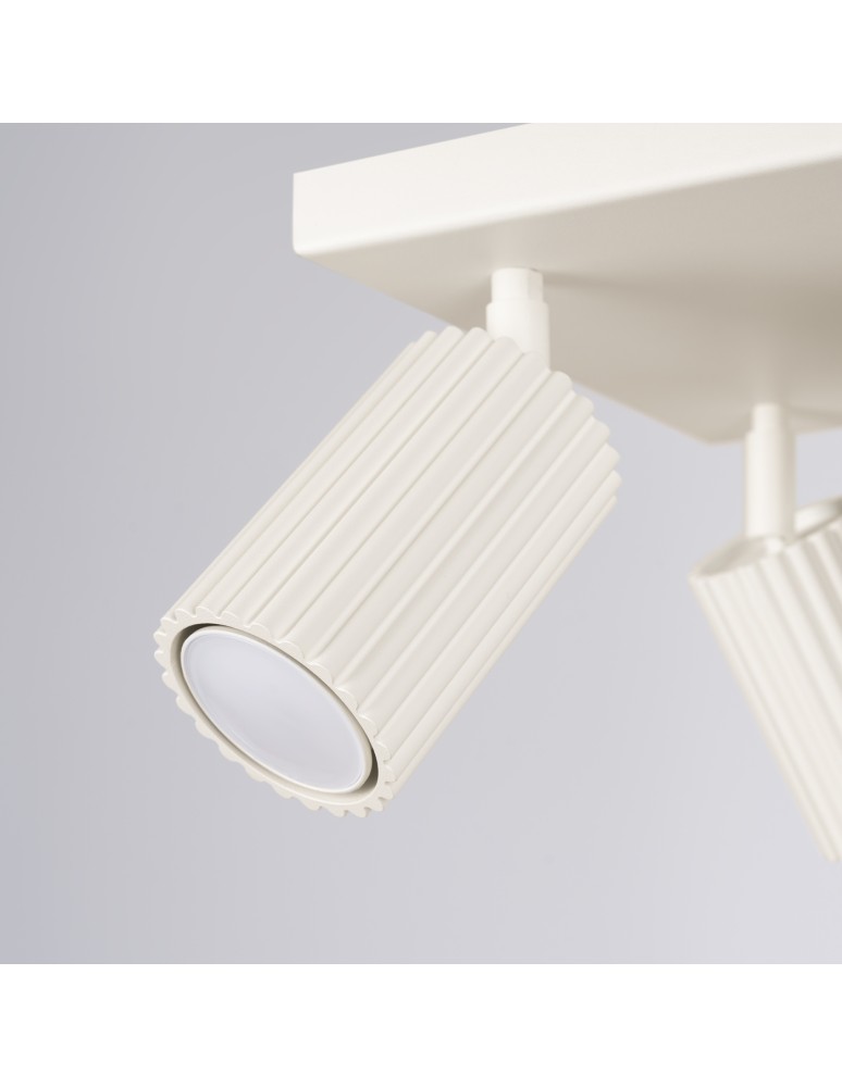 Adjustable ceiling lamps - spots - Sollux Plafond KARBON 4 beige SL.1602 - product kolory-swiatla.pl 6