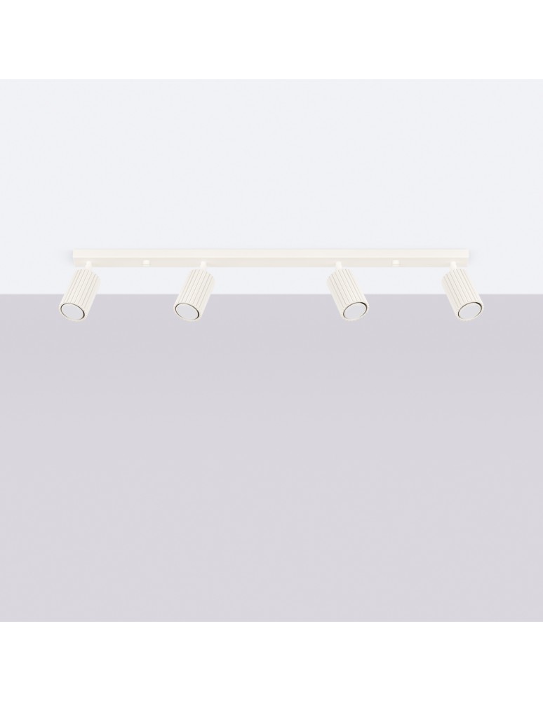 Adjustable ceiling lamps - spots - Sollux Plafon KARBON 4L beige SL.1603 - product kolory-swiatla.pl 2