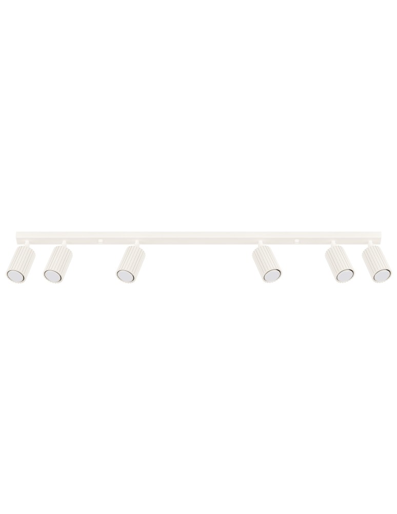 Adjustable ceiling lamps - spots - Sollux Plafon KARBON 6L beige SL.1604 - product kolory-swiatla.pl 1