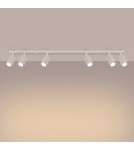 Adjustable ceiling lamps - spots - Sollux Plafon KARBON 6L beige SL.1604 - product 3