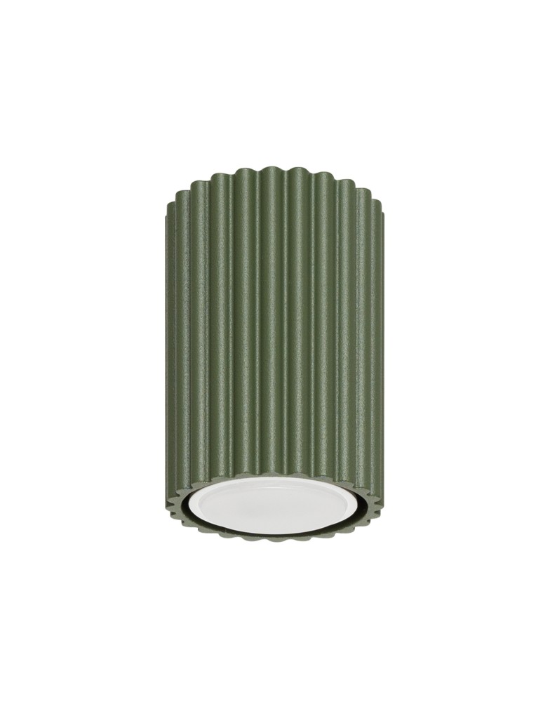 Green ceiling lamps - Sollux Plafond KARBON 10 olive green SL.1606 - product kolory-swiatla.pl 1