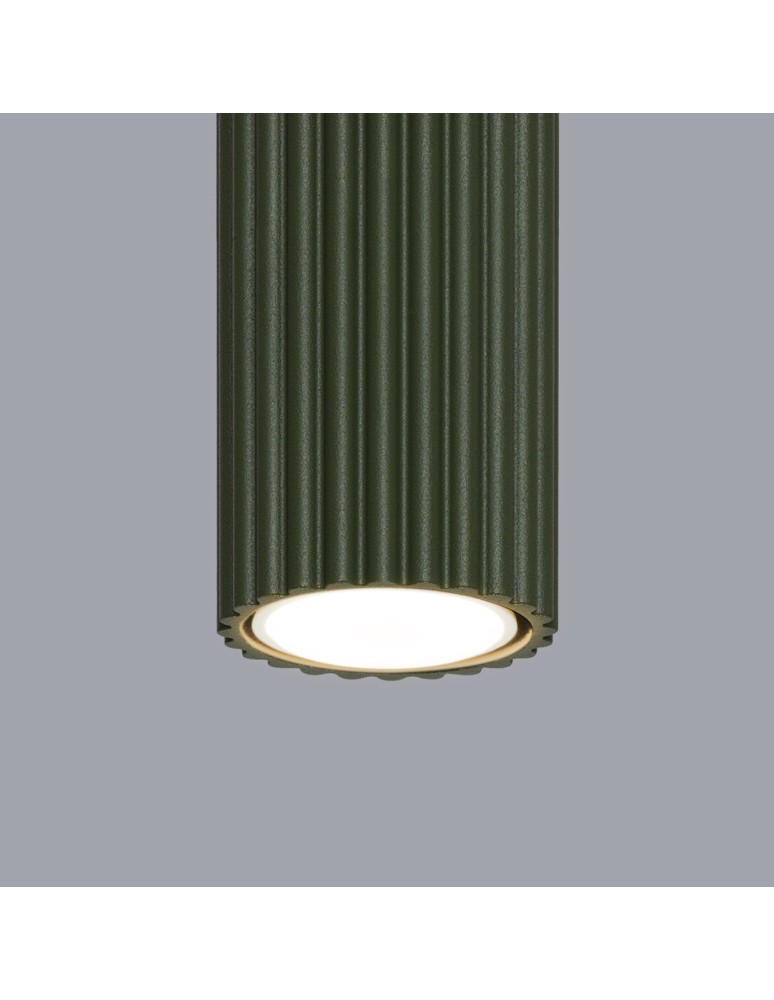 Green ceiling lamps - Sollux Plafon KARBON 30 olive green SL.1608 - product kolory-swiatla.pl 5