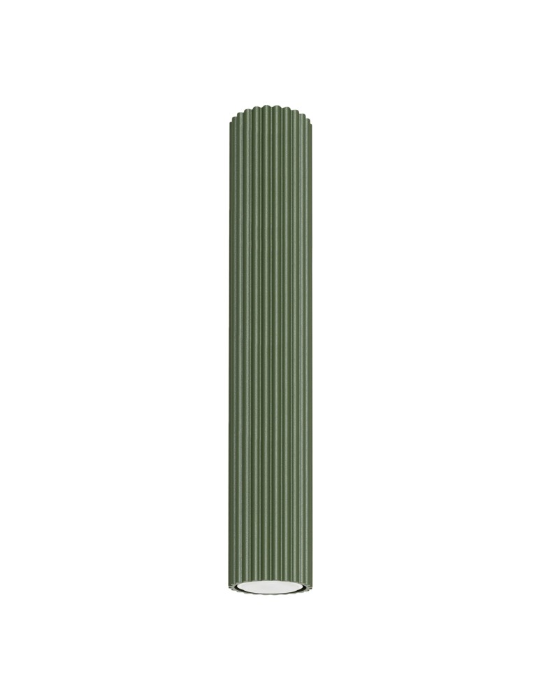 Green ceiling lamps - Sollux Plafon KARBON 40 olive green SL.1609 - product kolory-swiatla.pl 1