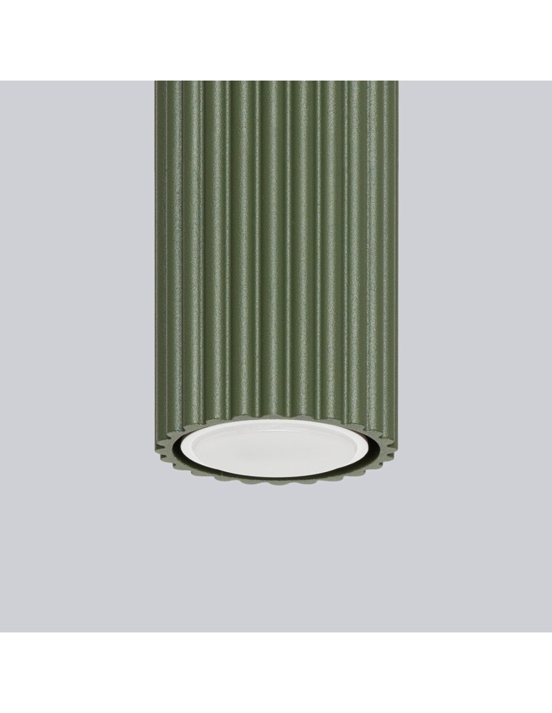 Green ceiling lamps - Sollux Plafon KARBON 40 olive green SL.1609 - product kolory-swiatla.pl 4