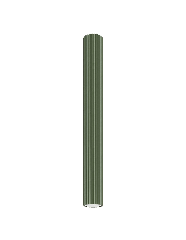 Green ceiling lamps - Sollux Plafon KARBON 60 olive green SL.1610 - product kolory-swiatla.pl 1