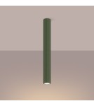 Green ceiling lamps - Sollux Plafon KARBON 60 olive green SL.1610 - product 3