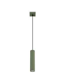 Sollux KARBON 1 hanging lamp olive green SL.1611