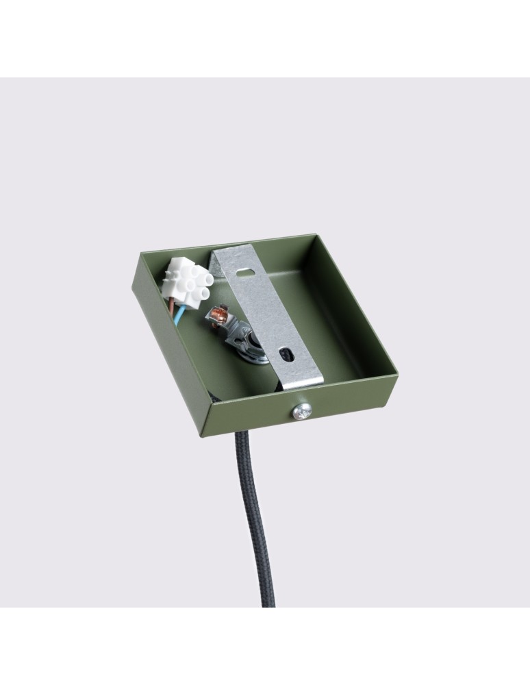 Pendant tube lamps - Sollux KARBON 1 hanging lamp olive green SL.1611 - product kolory-swiatla.pl 4