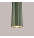Pendant tube lamps - Sollux KARBON 1 hanging lamp olive green SL.1611 - product 7