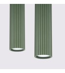 Pendant tube lamps - Sollux KARBON 2 hanging lamp green olive SL.1612 - product 4