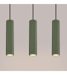 Pendant tube lamps - Sollux KARBON 3L pendant lamp green olive SL.1613 - product 5