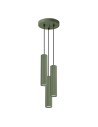 Sollux KARBON 3P pendant lamp green olive SL.1614