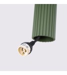 Pendant tube lamps - Sollux KARBON 3P pendant lamp green olive SL.1614 - product 7