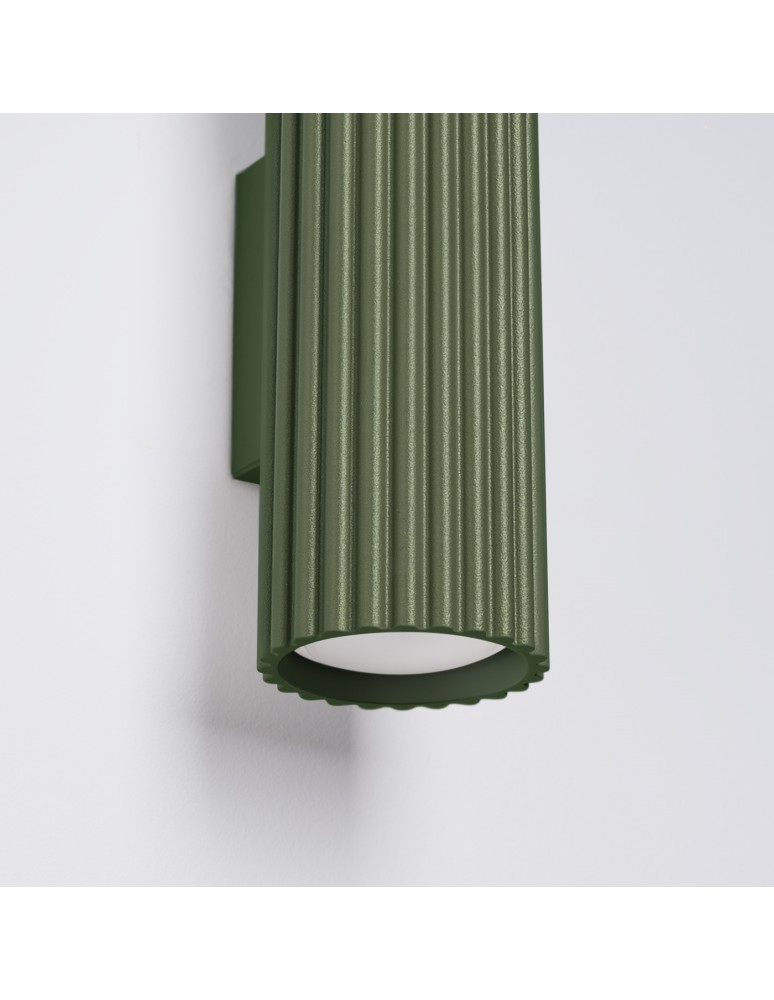 Tube wall lamps - Sollux Wall lamp KARBON 30 olive green SL.1615 - product kolory-swiatla.pl 4