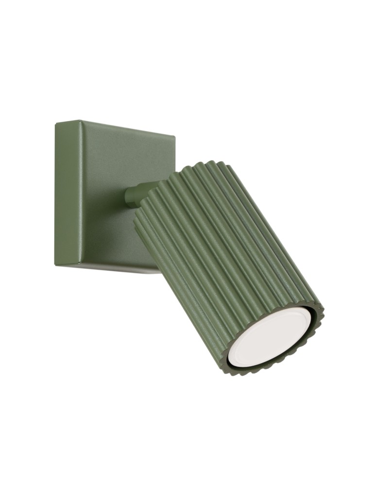 Adjustable wall lamps - Sollux Wall lamp KARBON green olive SL.1616 - product kolory-swiatla.pl 1
