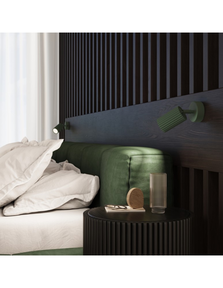 Adjustable wall lamps - Sollux Wall lamp KARBON green olive SL.1616 - product kolory-swiatla.pl 10