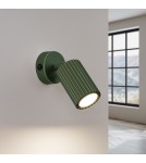 Adjustable wall lamps - Sollux Wall lamp KARBON olive green with switch SL.1617 - product 3