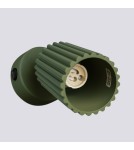 Adjustable wall lamps - Sollux Wall lamp KARBON olive green with switch SL.1617 - product 6