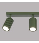 Adjustable ceiling lamps - spots - Sollux Plafon KARBON 3L olive green SL.1619 - product 6
