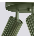 Adjustable ceiling lamps - spots - Sollux Plafon KARBON 3P olive green SL.1620 - product 7