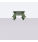 Adjustable ceiling lamps - spots - Sollux Plafon KARBON 4 olive green SL.1621 - product 2